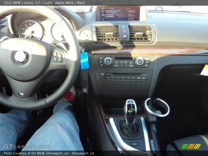 Alpine White / Black 2012 BMW 1 Series 135i Coupe