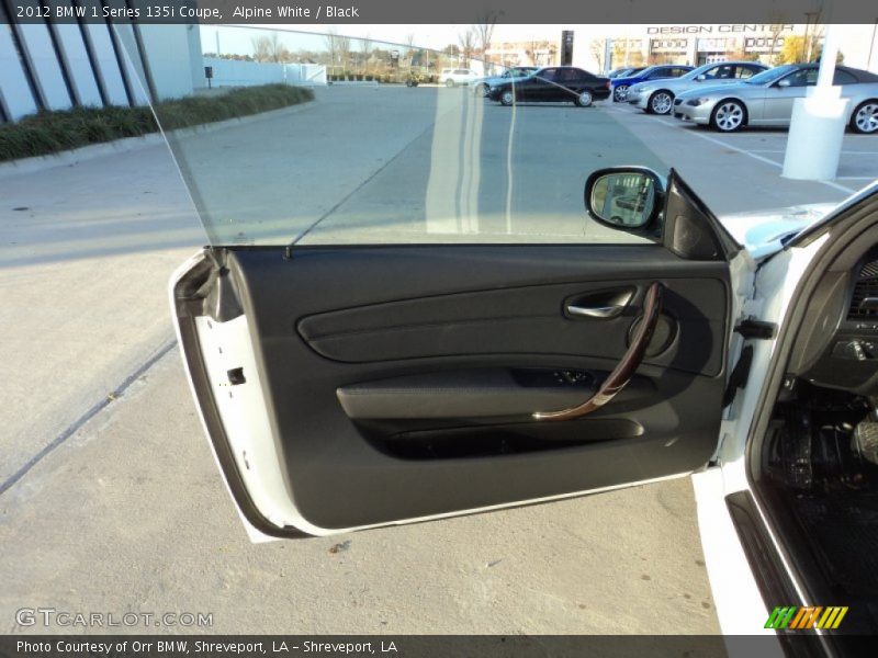 Alpine White / Black 2012 BMW 1 Series 135i Coupe