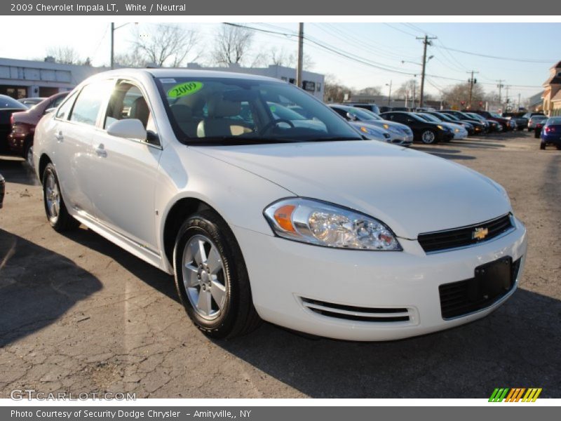 White / Neutral 2009 Chevrolet Impala LT