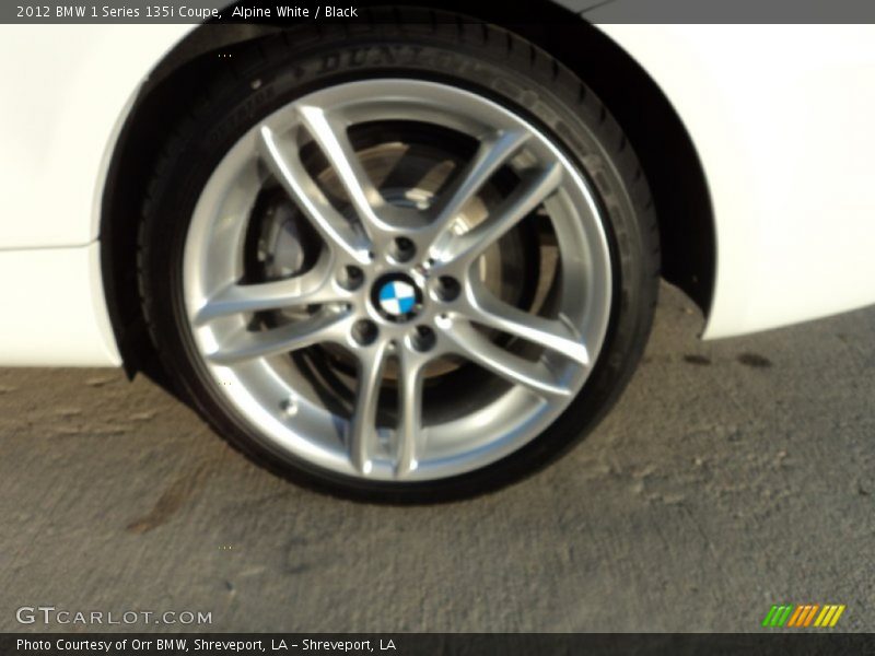Alpine White / Black 2012 BMW 1 Series 135i Coupe