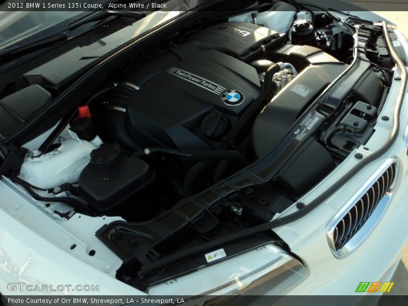 Alpine White / Black 2012 BMW 1 Series 135i Coupe