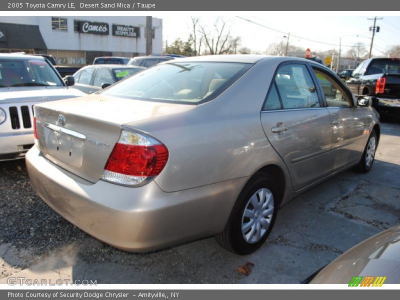 Desert Sand Mica / Taupe 2005 Toyota Camry LE