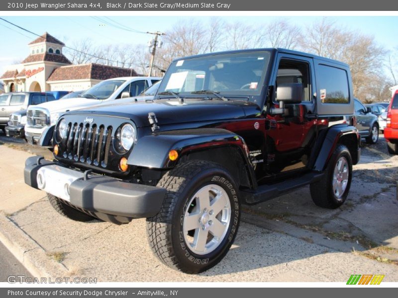 Black / Dark Slate Gray/Medium Slate Gray 2010 Jeep Wrangler Sahara 4x4