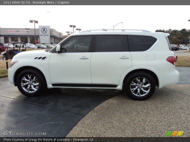  2011 QX 56 Moonlight White