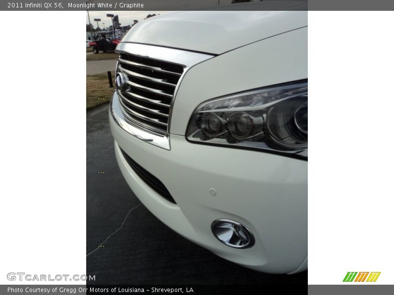 Moonlight White / Graphite 2011 Infiniti QX 56