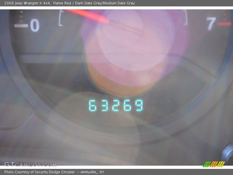 Flame Red / Dark Slate Gray/Medium Slate Gray 2009 Jeep Wrangler X 4x4