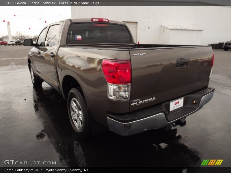 Pyrite Mica / Sand Beige 2012 Toyota Tundra CrewMax