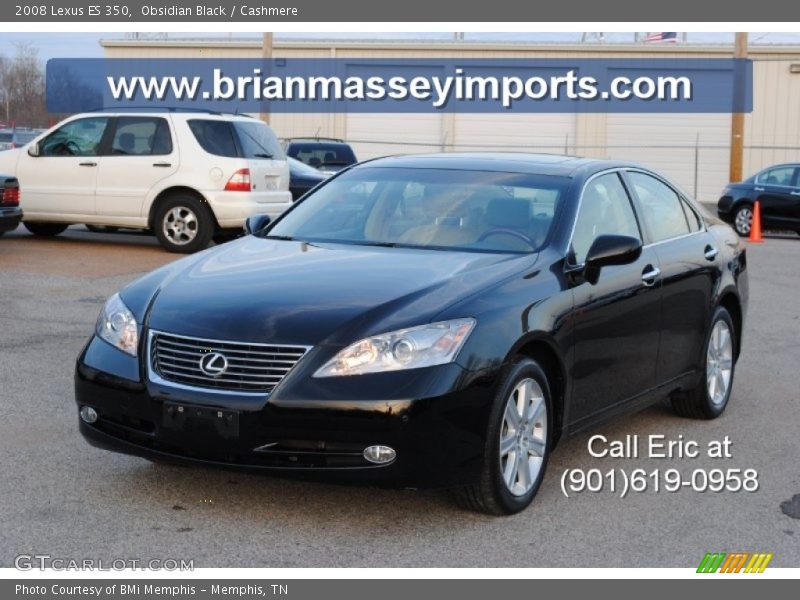 Obsidian Black / Cashmere 2008 Lexus ES 350