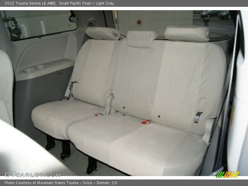 South Pacific Pearl / Light Gray 2012 Toyota Sienna LE AWD