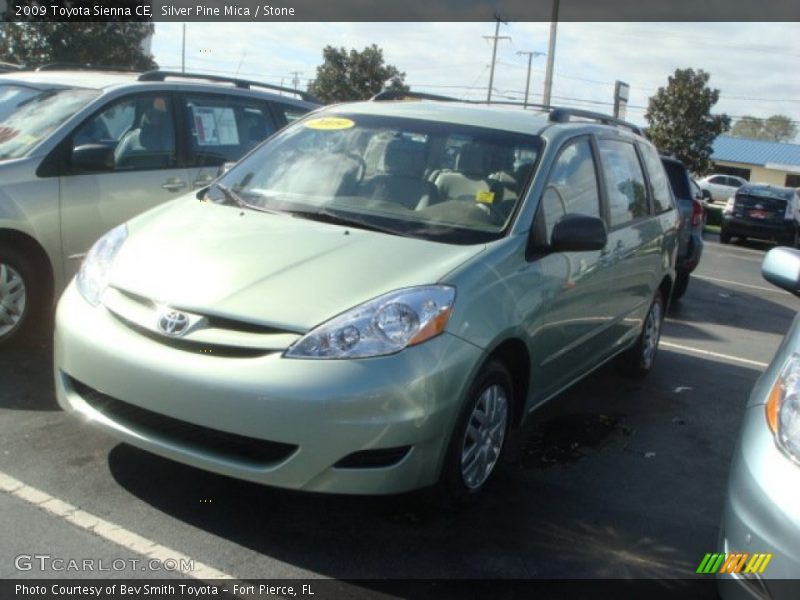 Silver Pine Mica / Stone 2009 Toyota Sienna CE