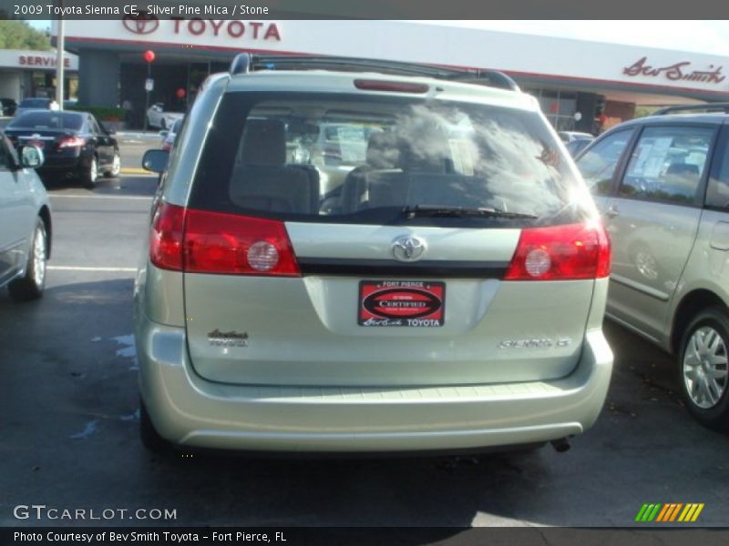Silver Pine Mica / Stone 2009 Toyota Sienna CE