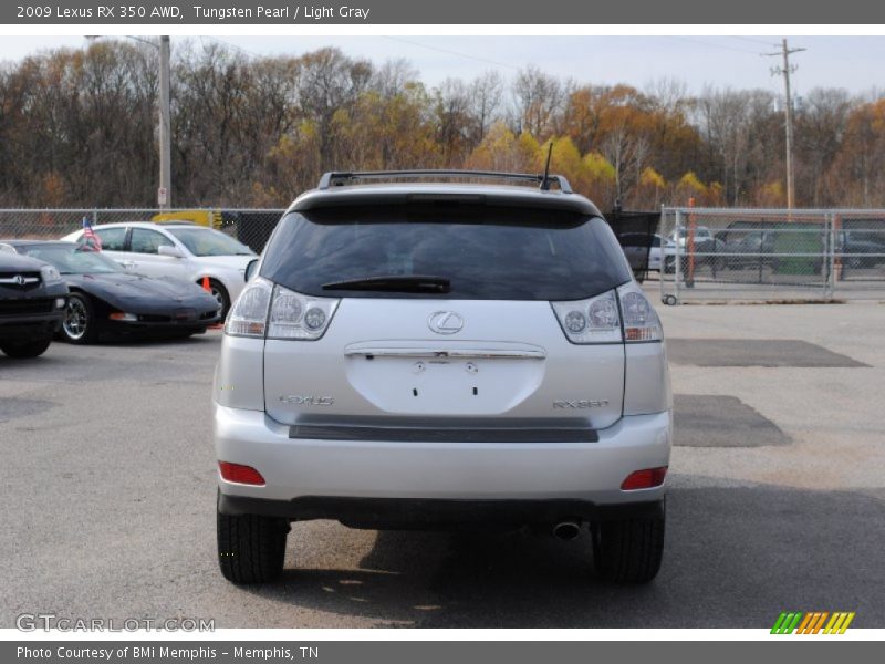 Tungsten Pearl / Light Gray 2009 Lexus RX 350 AWD