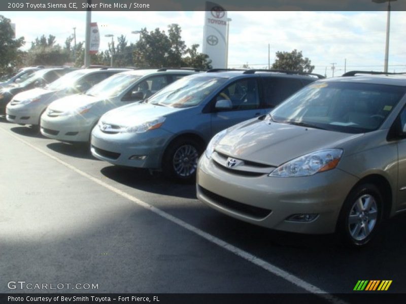 Silver Pine Mica / Stone 2009 Toyota Sienna CE