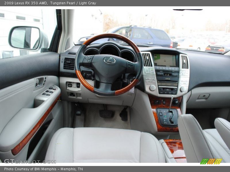 Tungsten Pearl / Light Gray 2009 Lexus RX 350 AWD