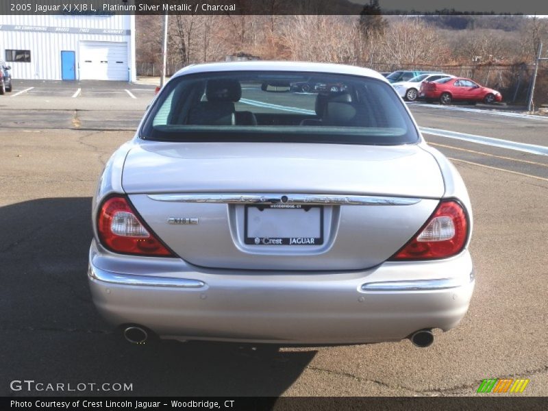 Platinum Silver Metallic / Charcoal 2005 Jaguar XJ XJ8 L