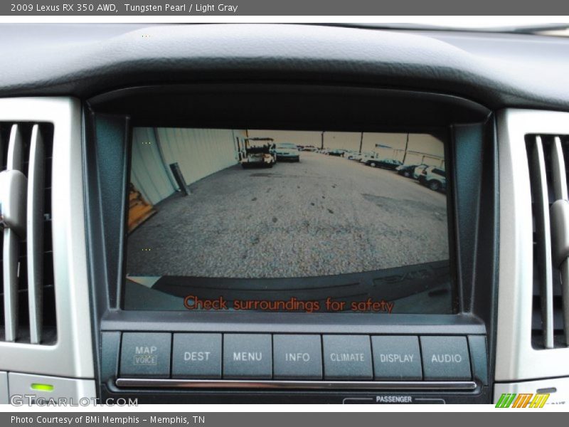 Tungsten Pearl / Light Gray 2009 Lexus RX 350 AWD