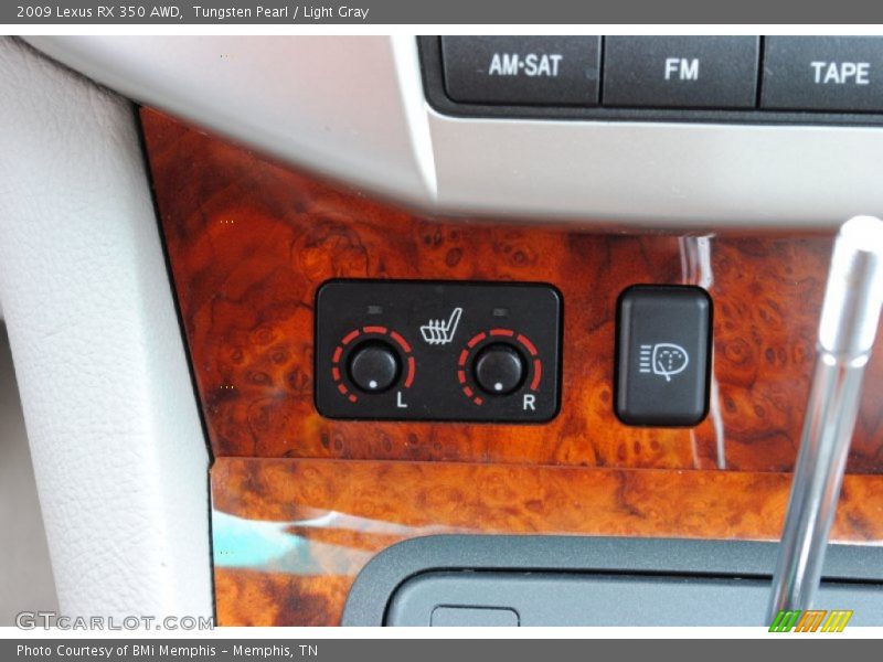 Tungsten Pearl / Light Gray 2009 Lexus RX 350 AWD
