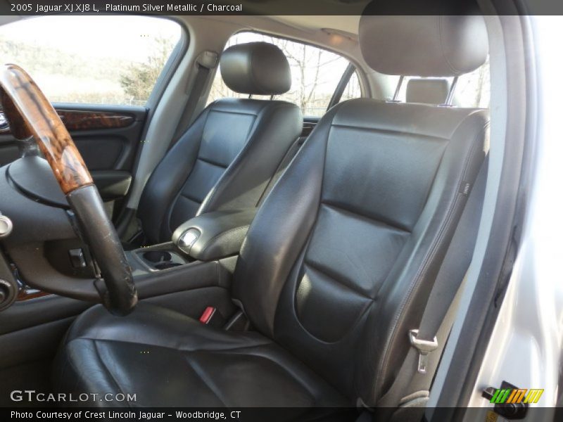 Platinum Silver Metallic / Charcoal 2005 Jaguar XJ XJ8 L