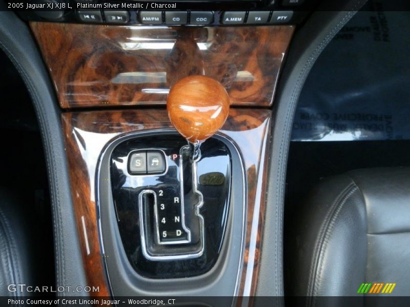 Platinum Silver Metallic / Charcoal 2005 Jaguar XJ XJ8 L