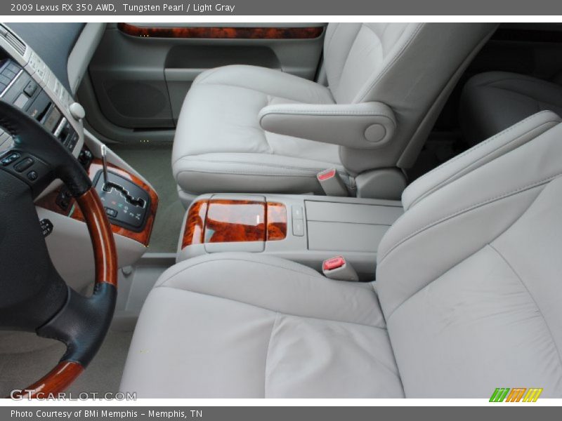 Tungsten Pearl / Light Gray 2009 Lexus RX 350 AWD