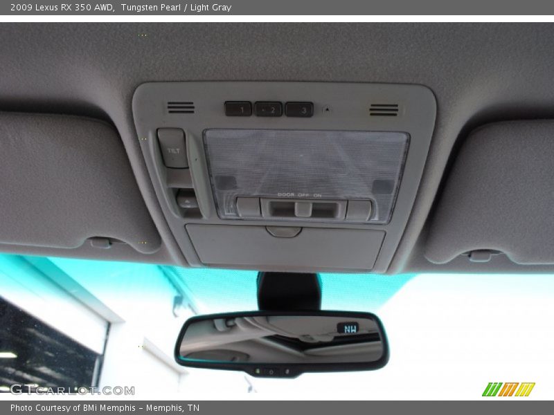 Tungsten Pearl / Light Gray 2009 Lexus RX 350 AWD