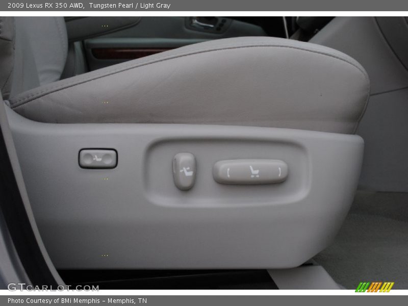 Tungsten Pearl / Light Gray 2009 Lexus RX 350 AWD