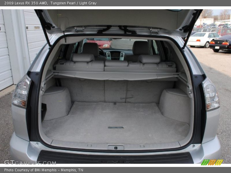 Tungsten Pearl / Light Gray 2009 Lexus RX 350 AWD