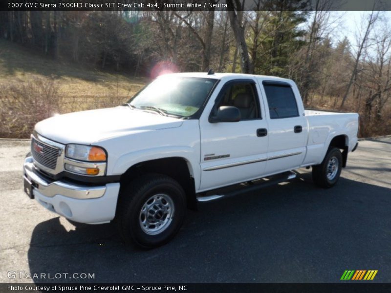 Summit White / Neutral 2007 GMC Sierra 2500HD Classic SLT Crew Cab 4x4