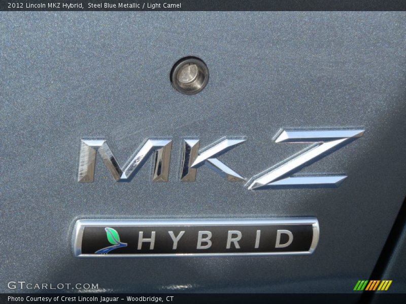 Steel Blue Metallic / Light Camel 2012 Lincoln MKZ Hybrid