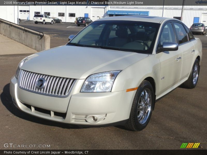 Light Sage Metallic / Charcoal Black/Medium Light Stone 2008 Mercury Sable Premier Sedan