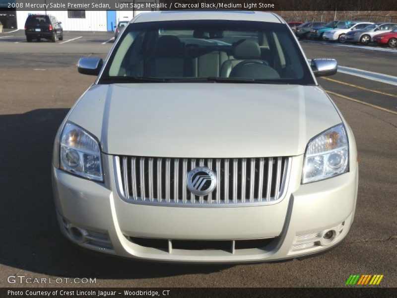 Light Sage Metallic / Charcoal Black/Medium Light Stone 2008 Mercury Sable Premier Sedan