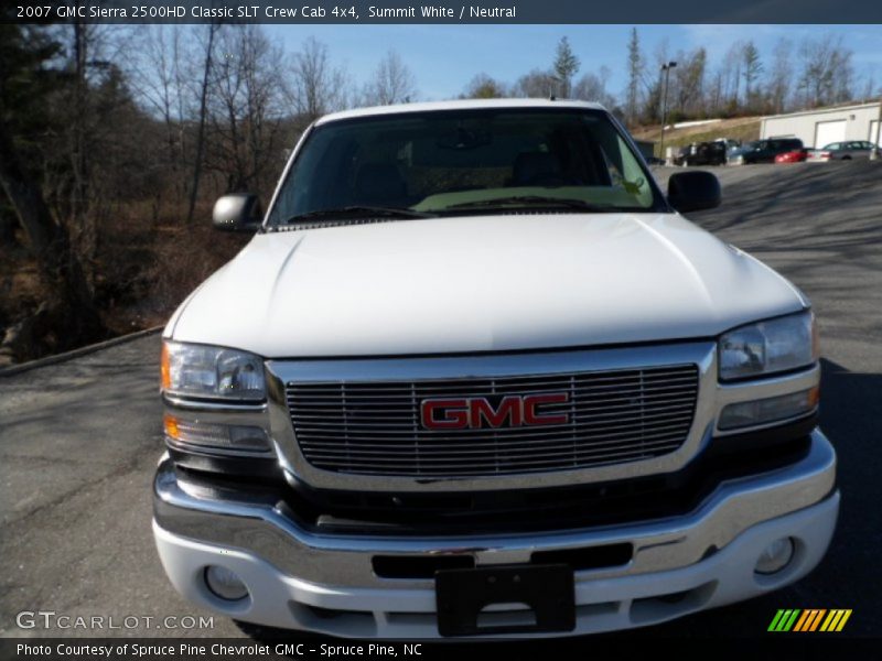 Summit White / Neutral 2007 GMC Sierra 2500HD Classic SLT Crew Cab 4x4
