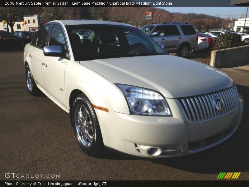 Light Sage Metallic / Charcoal Black/Medium Light Stone 2008 Mercury Sable Premier Sedan