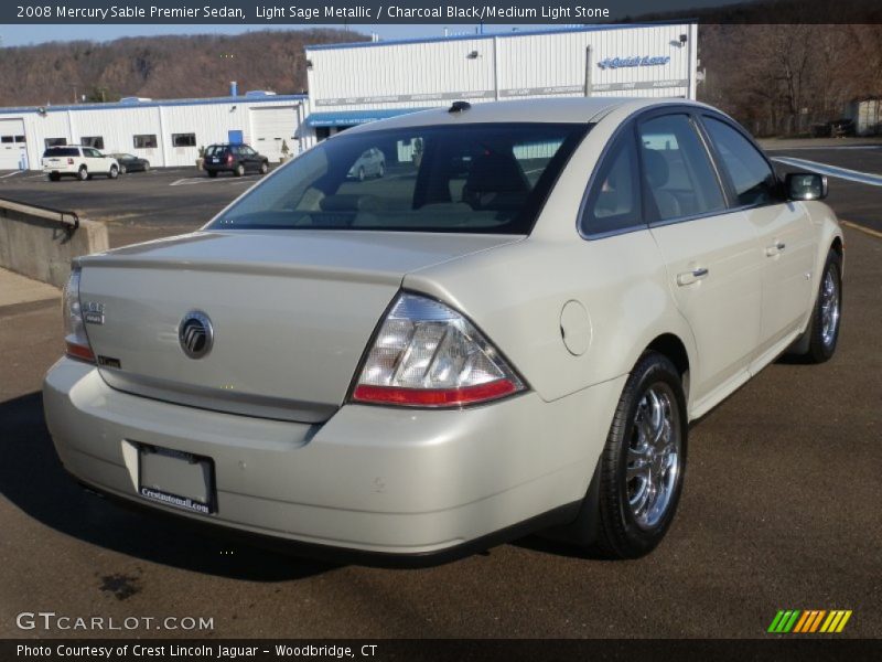Light Sage Metallic / Charcoal Black/Medium Light Stone 2008 Mercury Sable Premier Sedan
