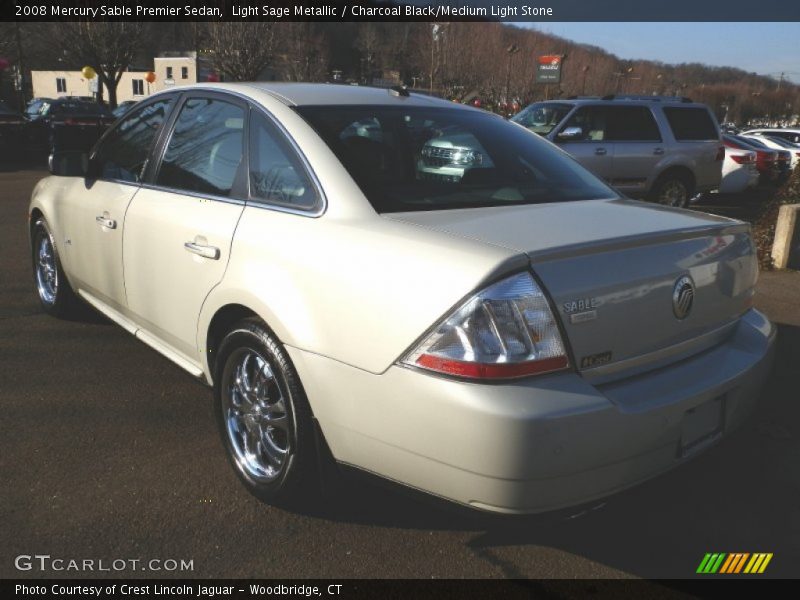 Light Sage Metallic / Charcoal Black/Medium Light Stone 2008 Mercury Sable Premier Sedan