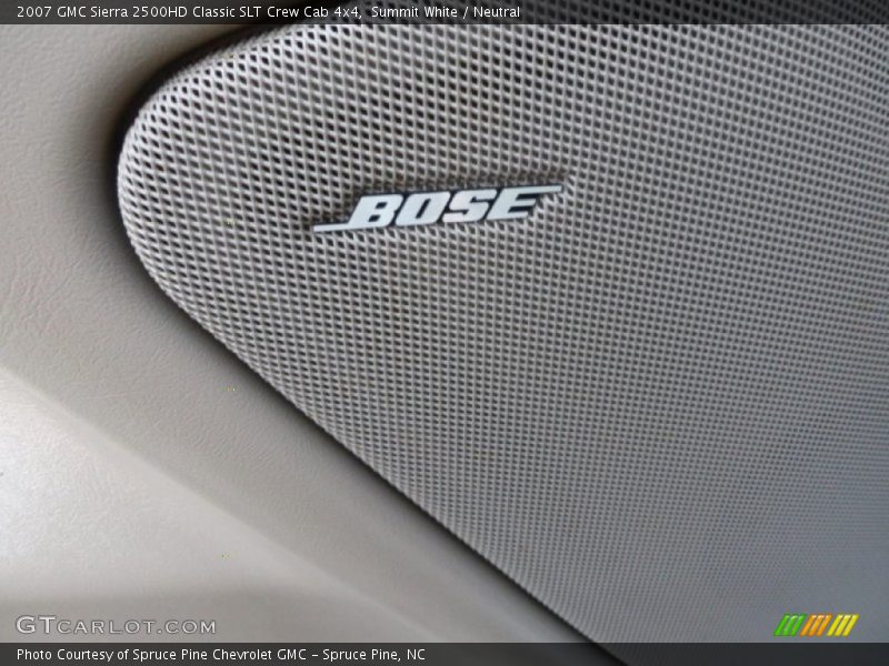 Summit White / Neutral 2007 GMC Sierra 2500HD Classic SLT Crew Cab 4x4