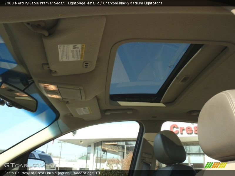Light Sage Metallic / Charcoal Black/Medium Light Stone 2008 Mercury Sable Premier Sedan
