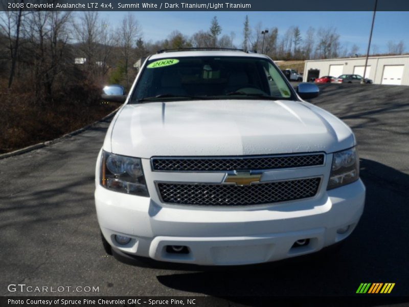Summit White / Dark Titanium/Light Titanium 2008 Chevrolet Avalanche LTZ 4x4