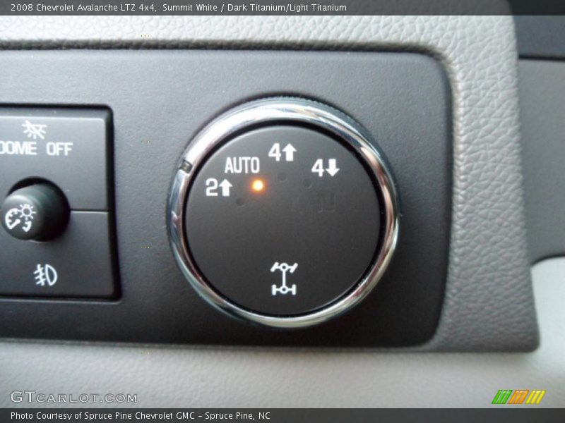 Summit White / Dark Titanium/Light Titanium 2008 Chevrolet Avalanche LTZ 4x4