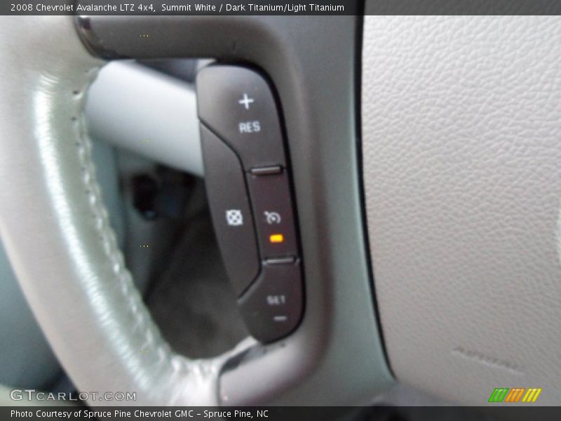 Summit White / Dark Titanium/Light Titanium 2008 Chevrolet Avalanche LTZ 4x4