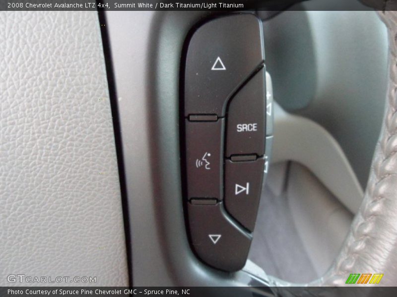 Summit White / Dark Titanium/Light Titanium 2008 Chevrolet Avalanche LTZ 4x4