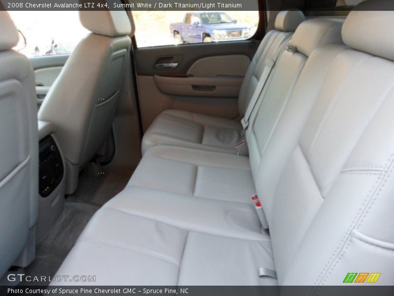 Summit White / Dark Titanium/Light Titanium 2008 Chevrolet Avalanche LTZ 4x4