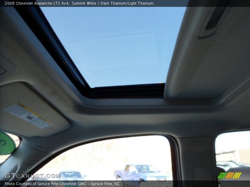 Summit White / Dark Titanium/Light Titanium 2008 Chevrolet Avalanche LTZ 4x4