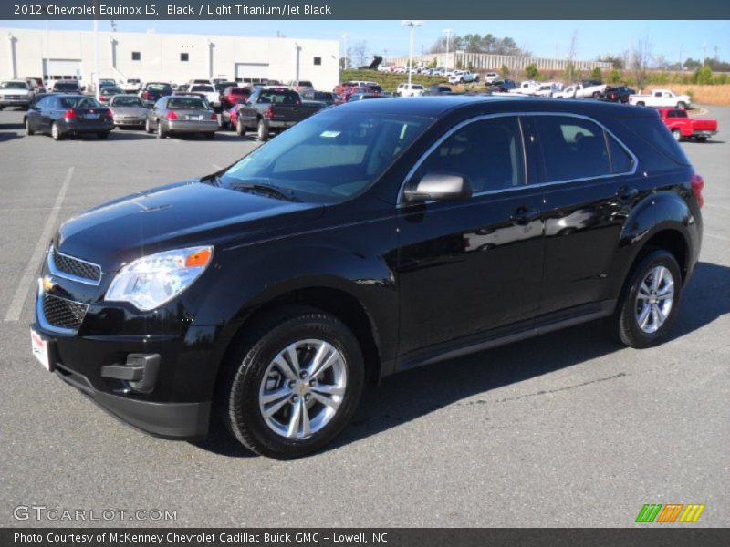 Black / Light Titanium/Jet Black 2012 Chevrolet Equinox LS