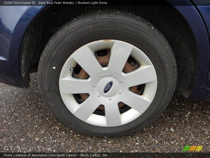 Dark Blue Pearl Metallic / Medium Light Stone 2006 Ford Fusion SE