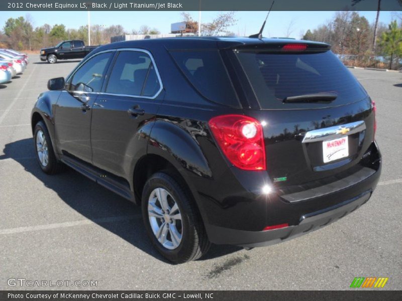 Black / Light Titanium/Jet Black 2012 Chevrolet Equinox LS