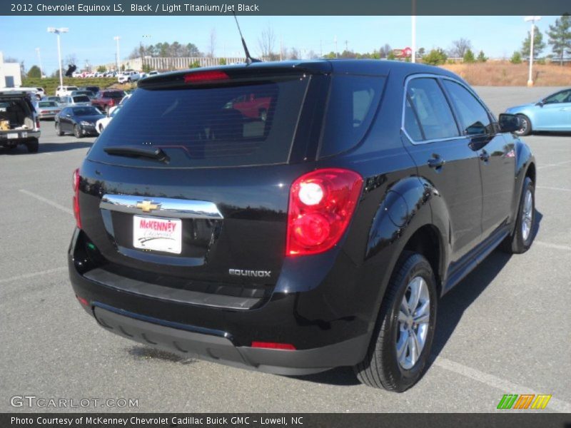 Black / Light Titanium/Jet Black 2012 Chevrolet Equinox LS