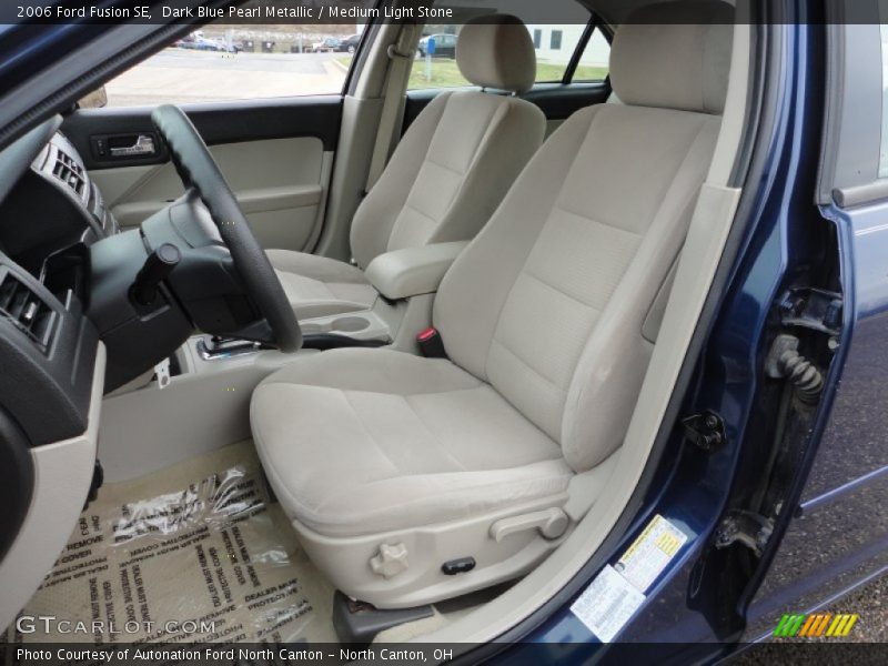 Dark Blue Pearl Metallic / Medium Light Stone 2006 Ford Fusion SE