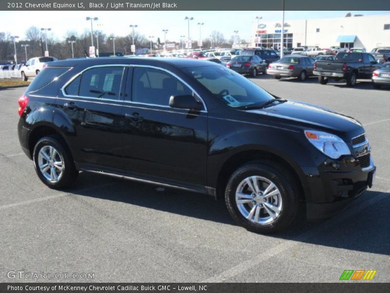 Black / Light Titanium/Jet Black 2012 Chevrolet Equinox LS