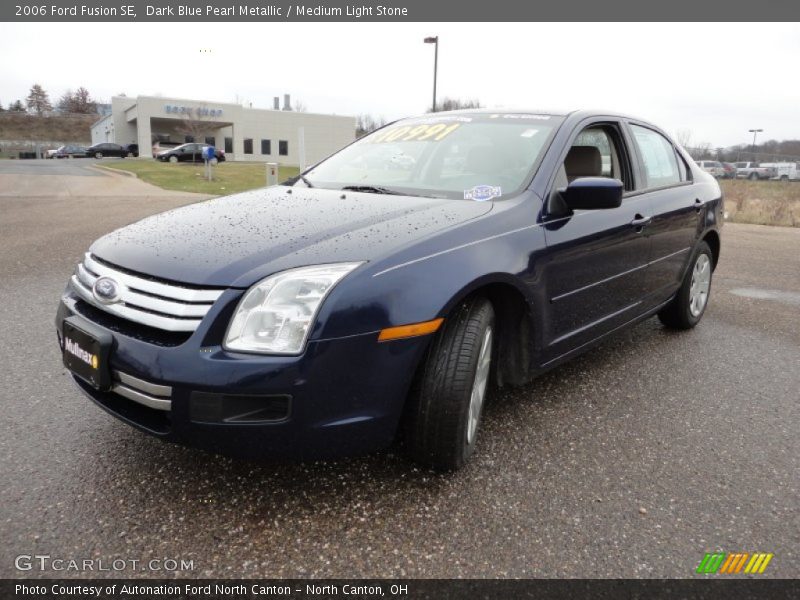 Dark Blue Pearl Metallic / Medium Light Stone 2006 Ford Fusion SE